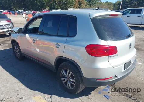 2013 Volkswagen Tiguan S из США, поврежденный, VIN WVGBV3AX7DW625193